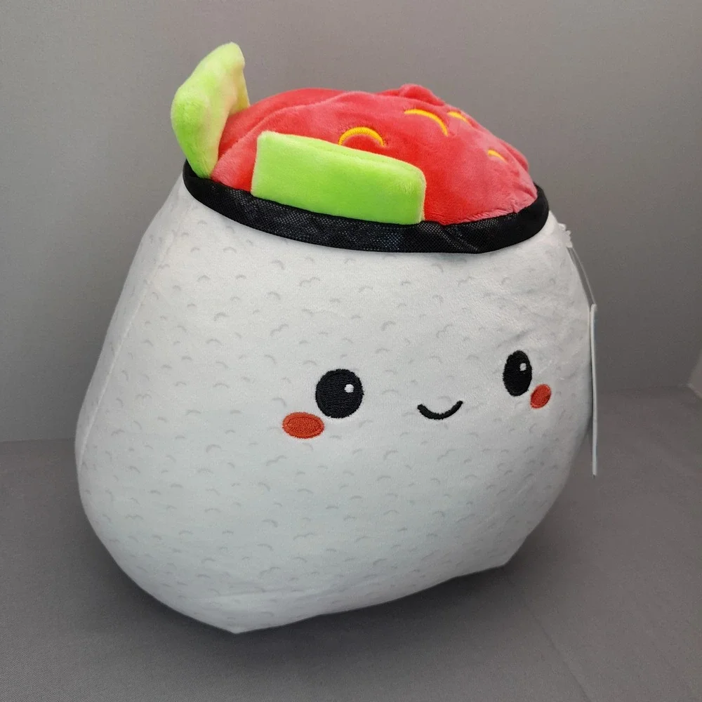 Squishmallows Shun the Sushi 8 Inch Plush Kellytoy White Foodie Stuffed Animal
